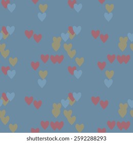 Seamless heart background, seamless patterns, background pattern, heart pattern vector, vector shapes, seamless texture, seamless wallpaper, ornaments vector, vector illustration
