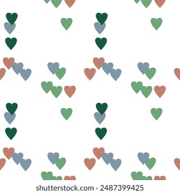 Seamless heart background, seamless patterns, vector shapes, abstract background, love heart vector, vector background, love symbol, vector pattern, heart pattern, simple heart pattern