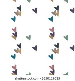 Seamless heart background, seamless patterns, vector design, ornamental pattern, pattern background, ornaments vector, vector abstract, Valentine's day, seamless wallpaper, pattern vector