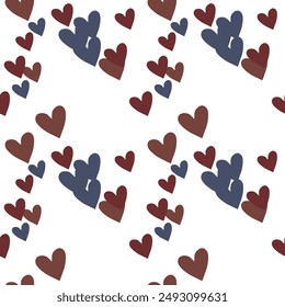 Seamless heart background, heart shape, heart pattern seamless, I love you symbol, vector design, background texture, seamless texture, pattern background, vector abstract, heart vector