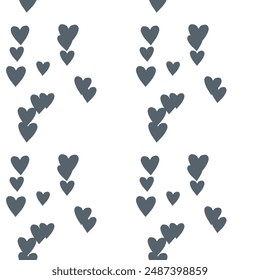 Seamless heart background, simple heart pattern, abstract background, seamless texture, art vector, heart symbol, love heart vector, Valentine's day pattern, ornaments vector