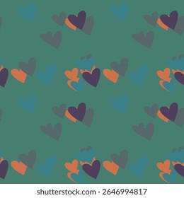 Seamless heart background, simple heart pattern, love symbol, abstract background, seamless pattern, pattern vector, seamless texture, ornament vector, seamless vector, Valentine's day