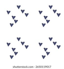Seamless heart background, heart symbol, heart pattern vector, seamless pattern, ornament vector, abstract background, Valentine's day, love symbol, background texture, seamless vector