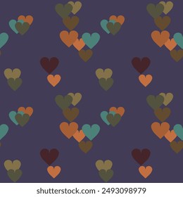 Seamless heart background, background texture, ornament pattern, Valentine's day pattern, heart pattern background, seamless texture, seamless pattern vector, background design
