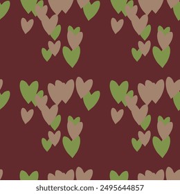 Seamless heart background, background texture, pattern design, vector pattern, ornamental pattern, seamless pattern, seamless vector, I love you symbol, heart symbol, heart vector