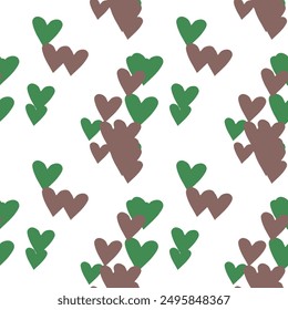 Seamless heart background, seamless texture, vector design, seamless wallpaper, pattern design, seamless vector, vector abstract, I love you symbol, simple heart pattern, pattern background
