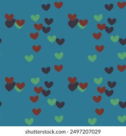Seamless heart background, Valentine's day pattern, background pattern, pattern vector, heart vector pattern, vector background, heart symbol, love symbol, ornaments vector, background design
