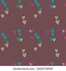 Seamless heart background, Valentine's day, ornament pattern, background pattern, ornaments vector, seamless patterns, vector design, love heart vector, simple heart pattern