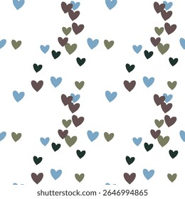 Seamless heart background, Valentine's day pattern, vector illustration, heart vector, vector shapes, love symbol, background pattern, vector design, background texture, ornament pattern