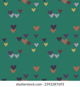 Seamless heart background, vector backgrounds, pattern design, simple heart pattern, vector illustration, love heart vector, vector pattern, ornamental pattern, love symbol, abstract background