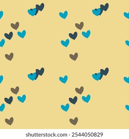 Seamless heart background, vector design, ornamental pattern, seamless vector, vector background, love symbol, pattern design, background texture, background design, pattern vector