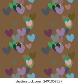Seamless heart background, vector illustration, pattern vector, seamless wallpaper, vector background, Valentine's day, vector abstract, seamless pattern, heart symbol, seamless texture