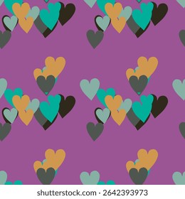 Seamless heart background, heart vector, I love you symbol, cute heart pattern, background pattern, vector backgrounds, vector design, vector shapes, seamless pattern, background design