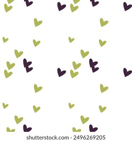 Seamless heart background, vector pattern, heart shape vector, ornament pattern, I love you symbol, background vector, background texture, Valentine's day pattern, love heart vector
