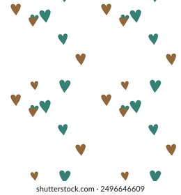 Seamless heart background, heart vector pattern, cute heart pattern, I love you symbol, vector design, seamless patterns, vector illustration, background vector, pattern background