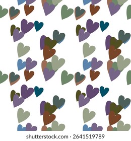 Seamless heart background, heart vector pattern, seamless vector, seamless patterns, ornament vector, vector illustration, seamless wallpaper, background design, ornamental pattern