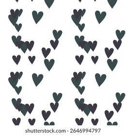 Seamless heart background, background vector, heart pattern vector, vector shapes, background design, ornaments vector, love symbol, background texture, seamless wallpaper, ornament pattern