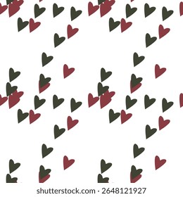 Seamless heart background, vector pattern, background design, seamless patterns, ornaments vector, vector design, vector background, abstract background, seamless texture, Valentine's day