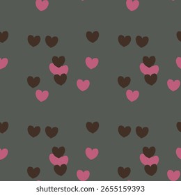 Seamless heart background, seamless vector, heart pattern vector, background texture, Valentine's day pattern, vector design, abstract background, seamless wallpaper, pattern design