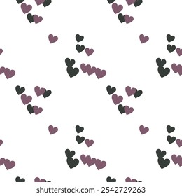 Seamless heart background, vector shapes, vector backgrounds, seamless pattern vector, vector design, Valentine's day pattern, seamless wallpaper, background pattern, seamless texture
