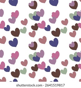 Seamless heart background, vector shapes, background design, seamless vector, pattern background, background vector, seamless wallpaper, love heart vector, heart shape, pattern design