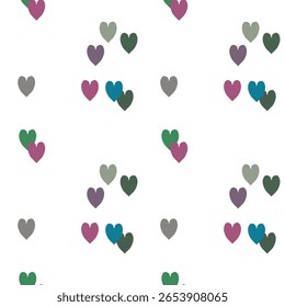 Seamless heart background, vector shapes, vector illustration, I love you symbol, background vector, heart shape, seamless texture, seamless pattern, ornament vector, background texture