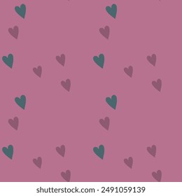 Seamless heart background, seamless wallpaper, vector illustration, Valentine's day pattern, seamless pattern vector, heart vector pattern, vector shapes, pattern background