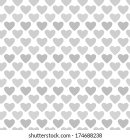 Seamless heart design pattern