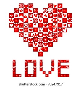 seamless heart love