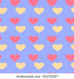 Seamless heart pattern