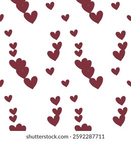 Seamless heart pattern, abstract background, ornament pattern, heart shape, Valentine's day pattern, background design, background pattern, vector abstract, heart vector, seamless wallpaper