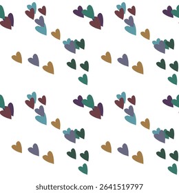 Seamless heart pattern, abstract background, I love you symbol, pattern design, ornament pattern, heart symbol, seamless texture, seamless vector, seamless background, vector shapes