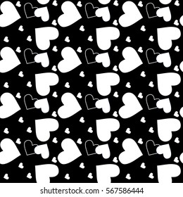 seamless heart pattern background