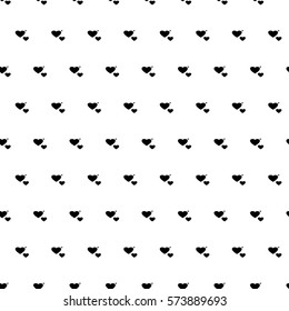 Seamless heart pattern background