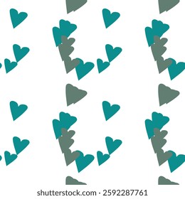 Seamless heart pattern, pattern background, ornament vector, pattern vector, ornamental pattern, love symbol, background texture, vector shapes, vector backgrounds, seamless wallpaper
