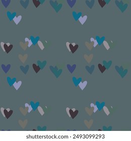 Seamless heart pattern, heart background pattern, simple heart pattern, background vector, Valentine's day, cute heart pattern, background texture, vector design, seamless vector