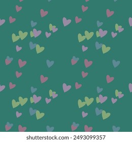 Seamless heart pattern, heart background pattern, simple heart pattern, vector illustration, vector background, love heart vector, abstract background, vector shapes, seamless wallpaper