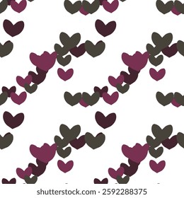 Seamless heart pattern, pattern background, heart symbol, background design, love symbol, vector design, ornament vector, heart background vector, vector illustration, abstract background