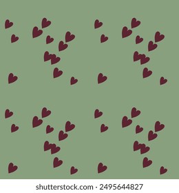 Seamless heart pattern, background pattern, seamless texture, seamless wallpaper, vector background, heart shape, vector illustration, heart vector pattern, ornament pattern