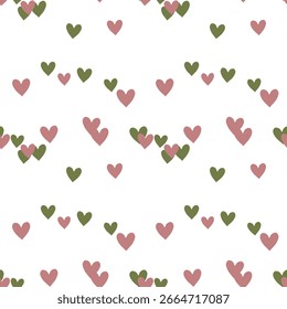 Seamless heart pattern, seamless background, background texture, heart vector, ornamental pattern, vector backgrounds, love symbol, ornaments vector, heart symbol, Valentine's day
