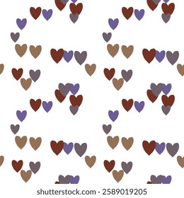 Seamless heart pattern, background vector, background design, Valentine's day, vector illustration, seamless wallpaper, love heart vector, pattern design, pattern vector, background texture