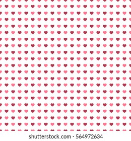 seamless heart pattern and background vector illustration