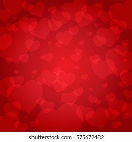 seamless heart pattern and background vector illustration