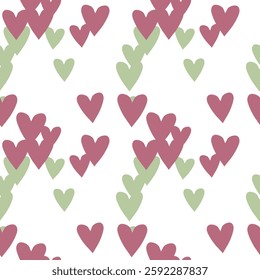 Seamless heart pattern, backgrounds and textures, vector abstract, heart background vector, vector illustration, seamless texture, heart symbol, love symbol, ornament vector