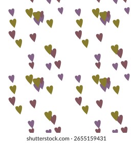 Seamless heart pattern, backgrounds and textures, heart vector, seamless texture, Valentine's day, vector background, heart shape, vector abstract, vector illustration, heart background