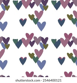 Seamless heart pattern, pattern design, vector abstract, ornamental pattern, vector illustration, vector background, seamless background, vector design, background design, pattern background
