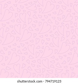 Seamless Heart Pattern. Ideal for Valentine's Day card, wrapping paper or scrapbooking paper