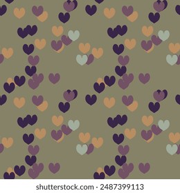 Patrón de corazón sin fisuras, símbolo de amor, Vector de patrón, patrón ornamental, patrón de Vector de corazón, Ilustración vectorial, fondo de corazón, Vector sin fisuras, fondo sin fisuras, día de San Valentín