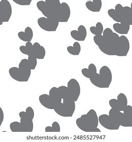 Seamless heart pattern, love heart vector, ornament vector, seamless texture, heart background pattern, heart shape vector, background texture, vector background, background design