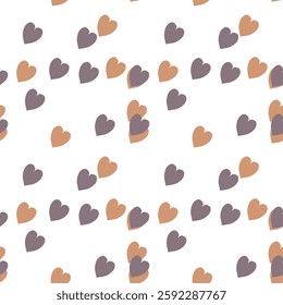 Seamless heart pattern, love heart vector, background design, ornaments vector, vector illustration, ornament pattern, heart background, seamless wallpaper, vector backgrounds